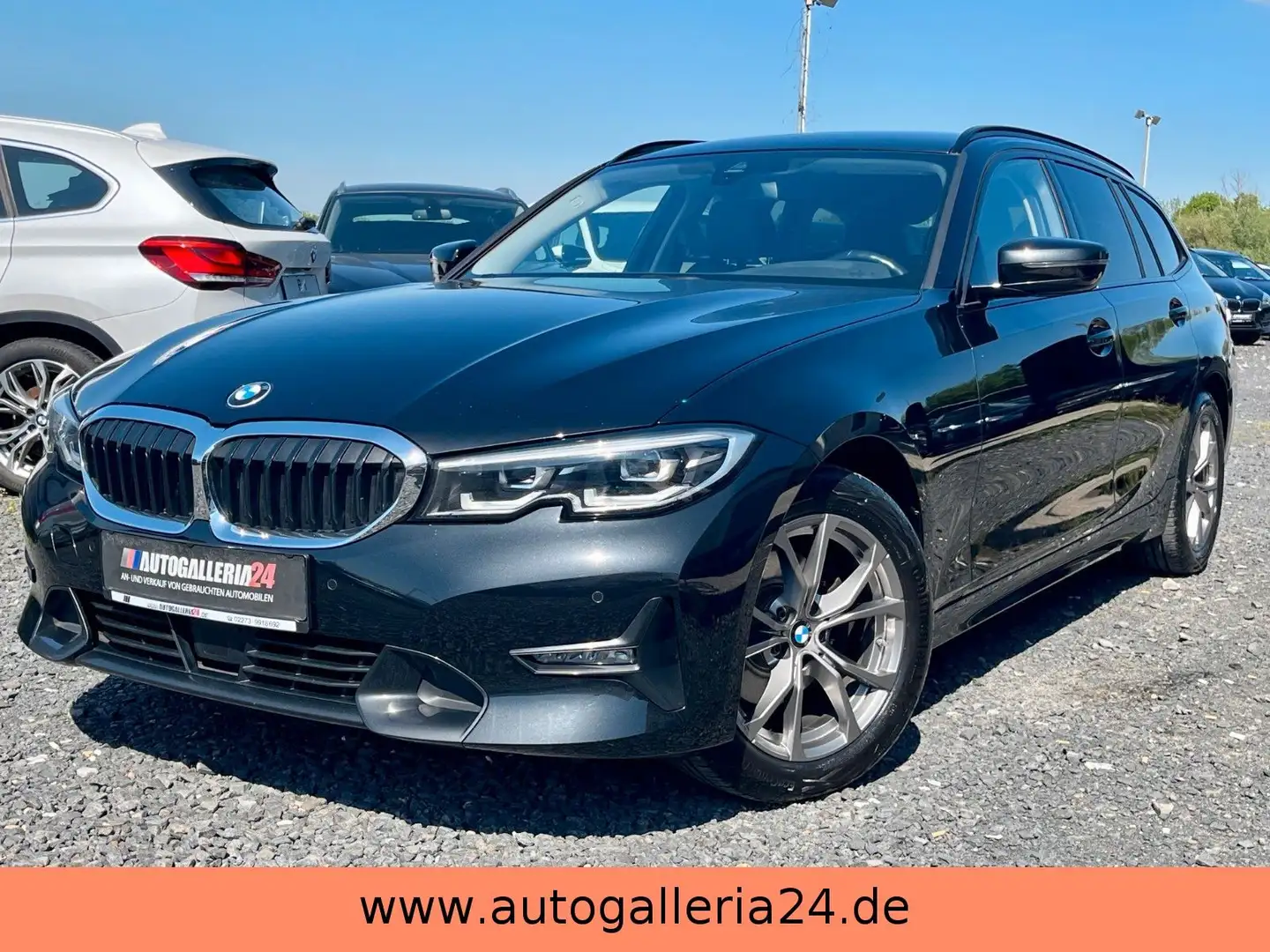 BMW 320 d xDrive Aut. SPORT LINE Navi LED AHK M Lenkr Schwarz - 1