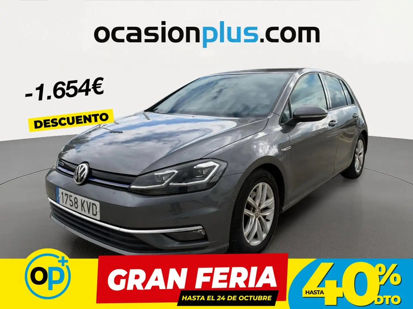 Volkswagen Golf 1.5 TSI Evo BM Advance DSG7 96kW Gris - 1