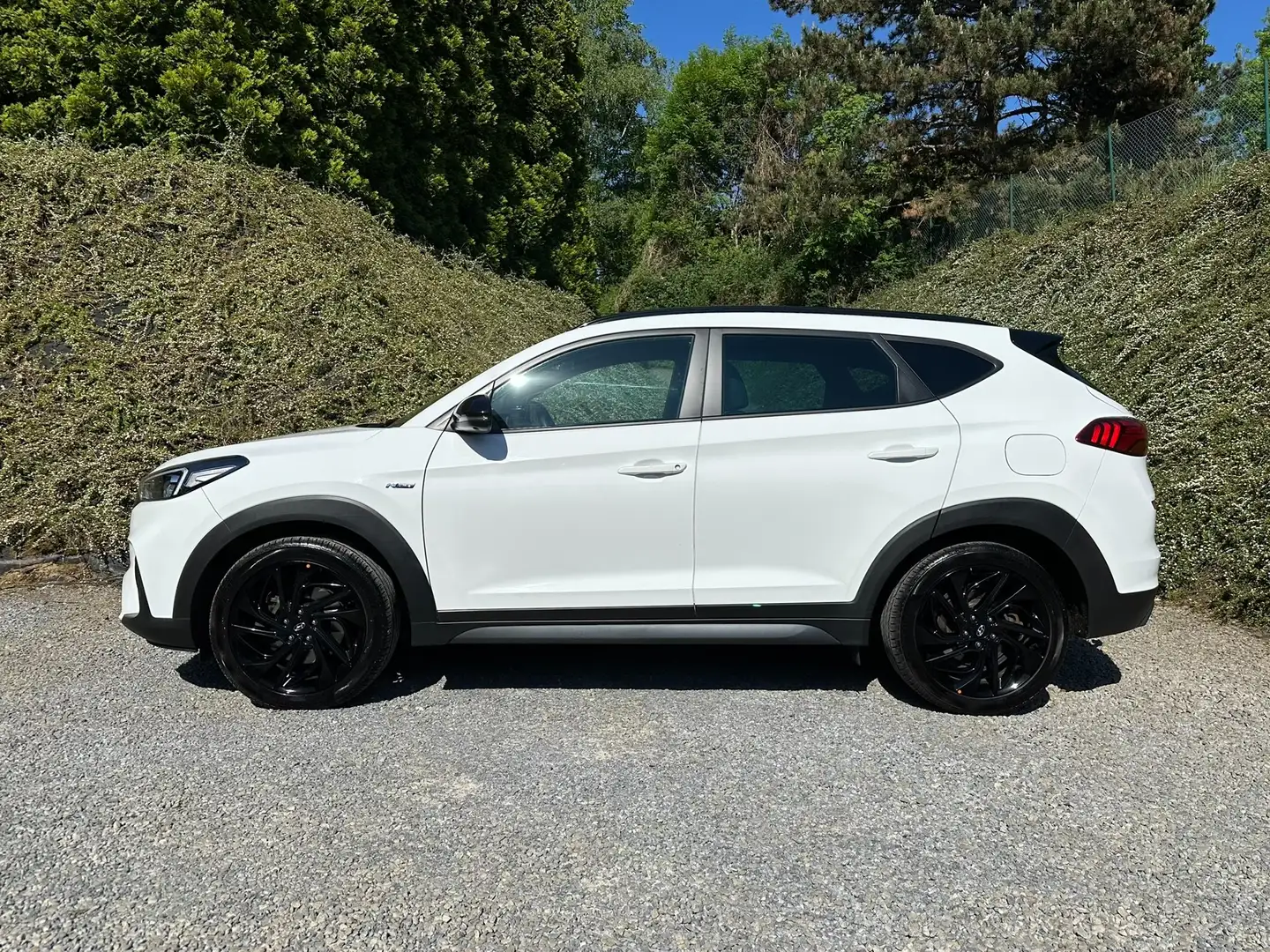 Hyundai TUCSON 1.6 CRDi N-Line DCT /+Kit Hiver /Parfait état! Blanco - 2