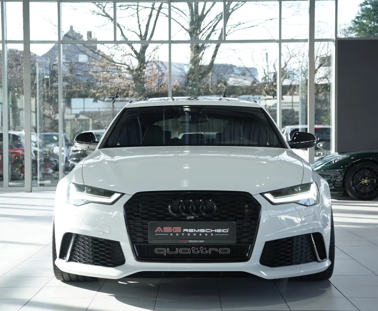 Audi RS6 q. Performance *21 *H&R *Schale*Pano *2.H* Blanc - 2
