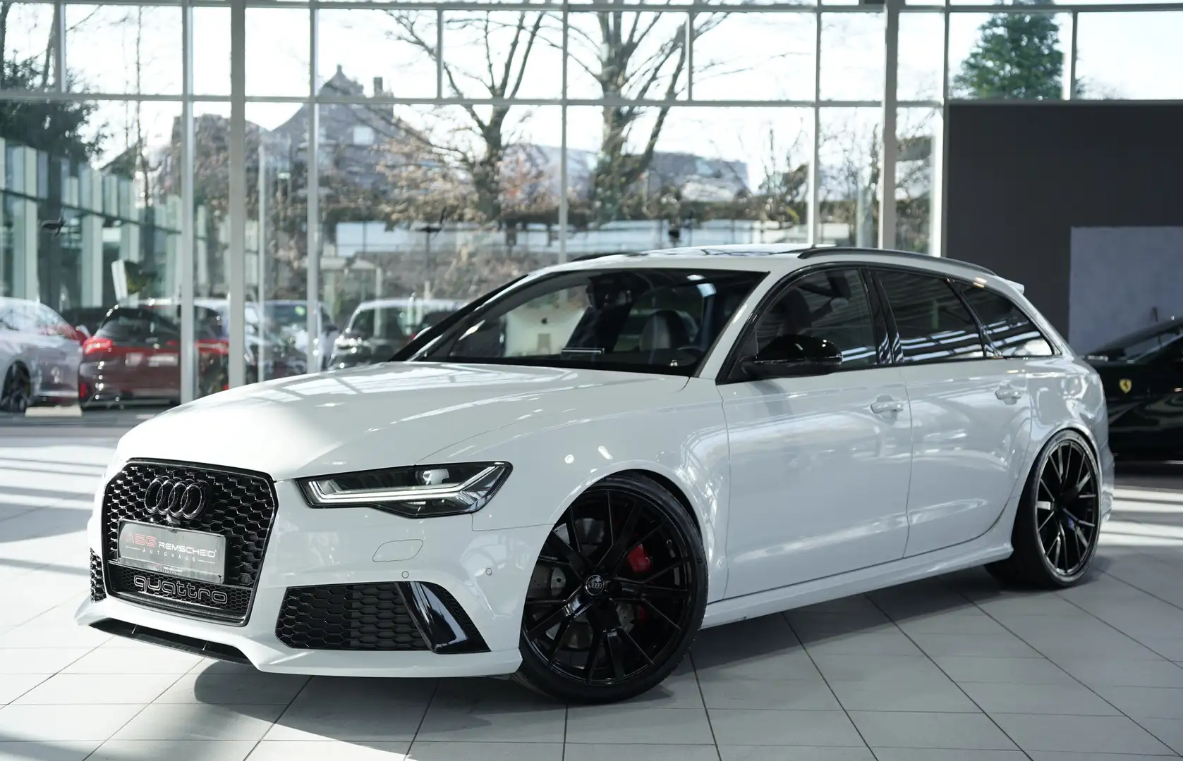 Audi RS6 q. Performance *21 *H&R *Schale*Pano *2.H* Blanc - 1