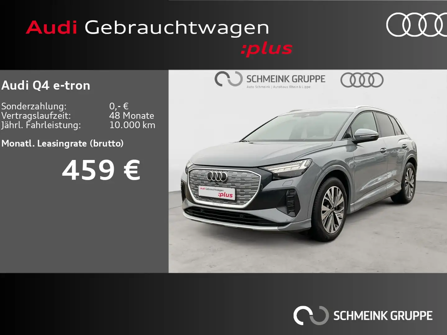 Audi Q4 e-tron 50 quattro Matrix ACC Carplay Kamera Grau - 1