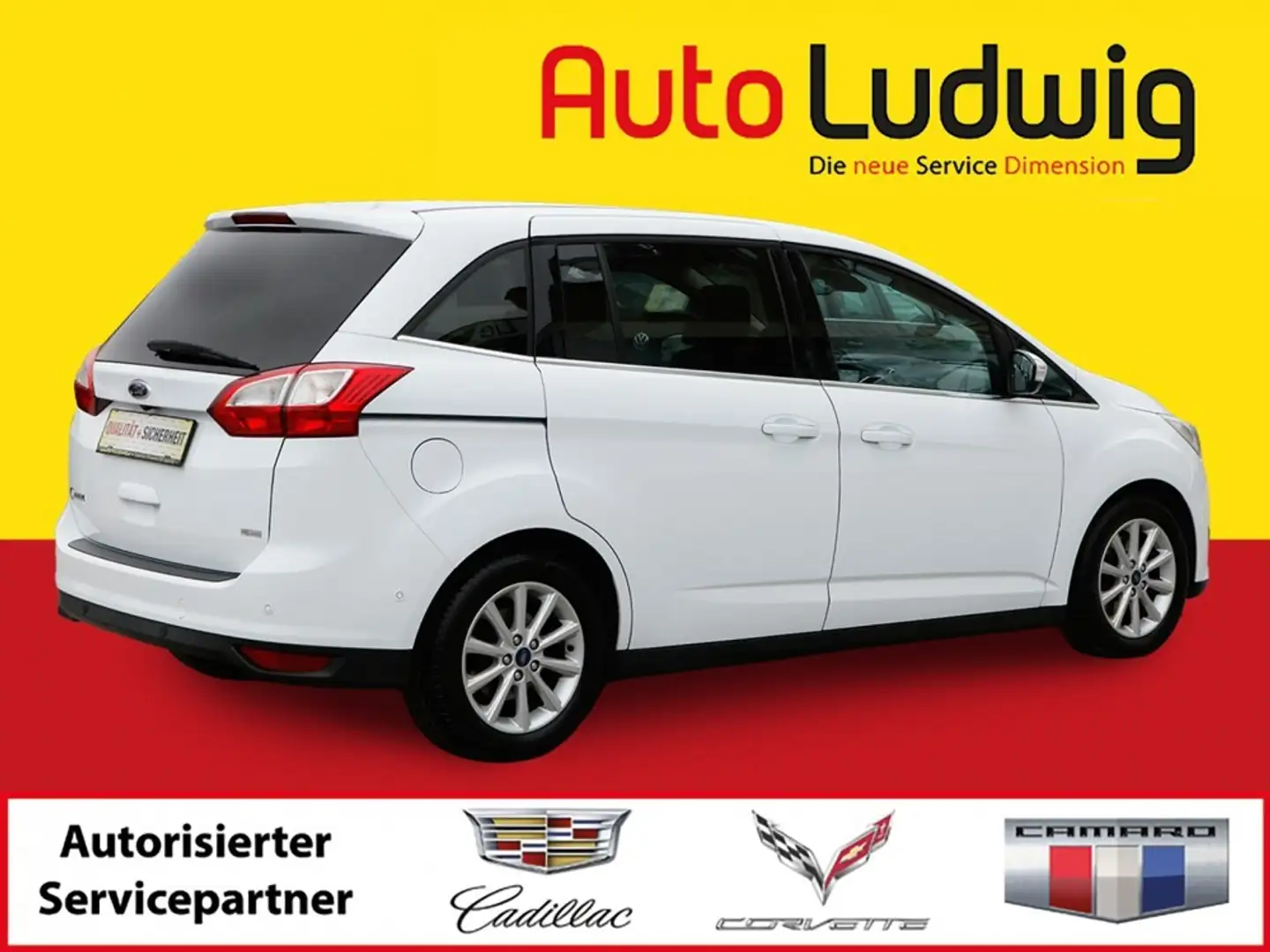 Ford Grand C-Max Grand C-MAX Titanium 2,0 TDCi Powershift*NAVI*X... Weiß - 2