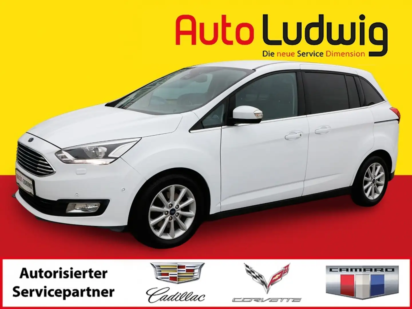 Ford Grand C-Max Grand C-MAX Titanium 2,0 TDCi Powershift*NAVI*X... Weiß - 1