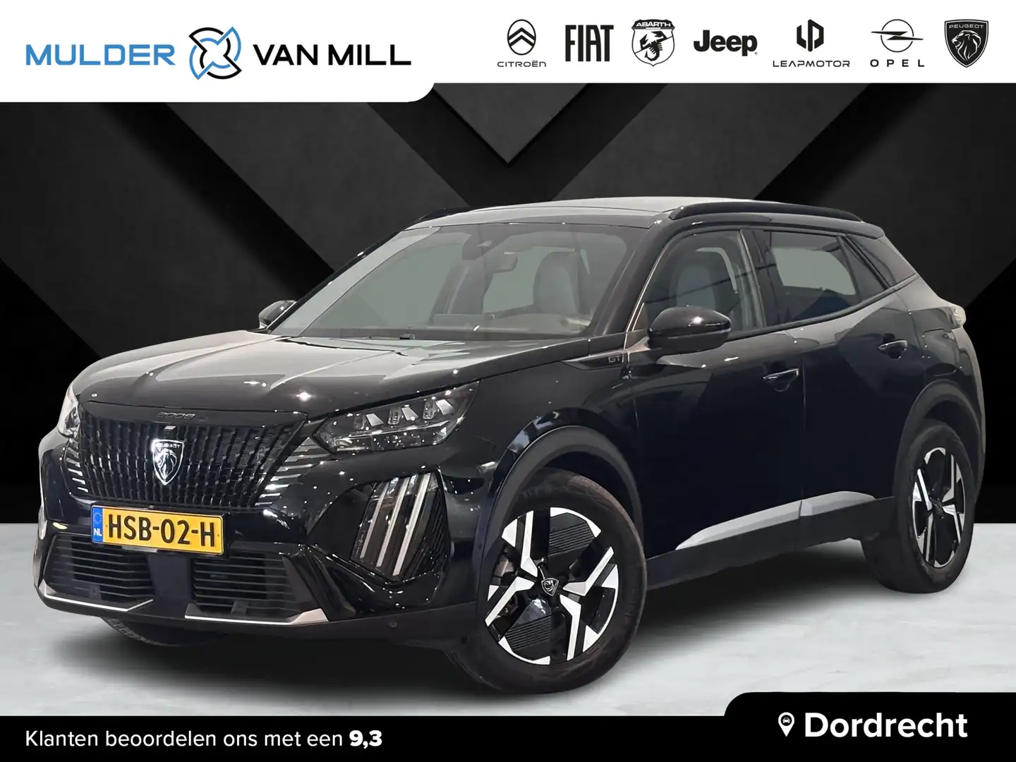Peugeot 2008 GT 1.2 Hybrid 145pk e-DCS6 | SCHUIF/KANTELDAK | NA Schwarz - 1