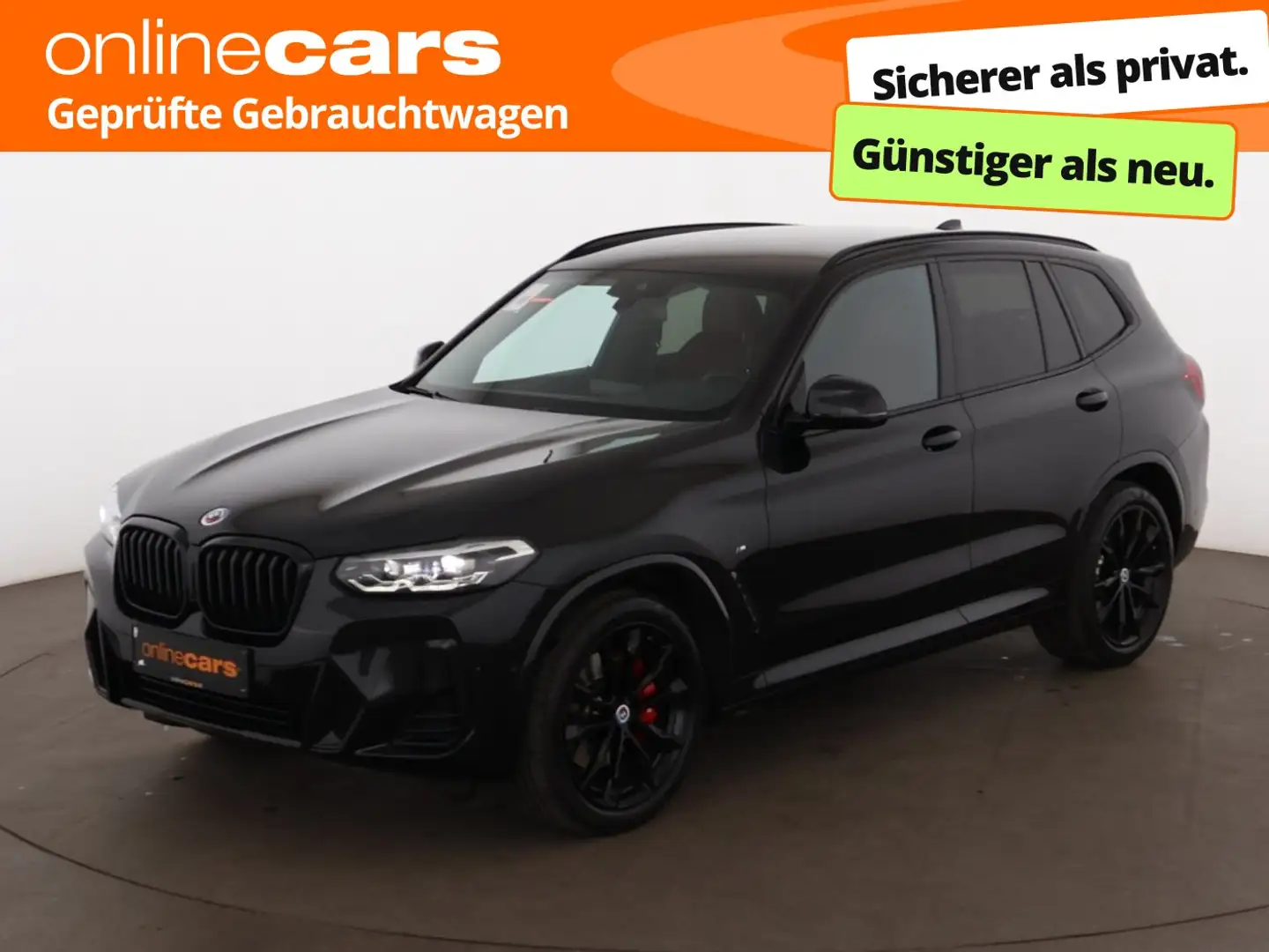 BMW X3 xDrive20d M-Sport Aut LED LEDER H/K NAVI TEMP Schwarz - 1