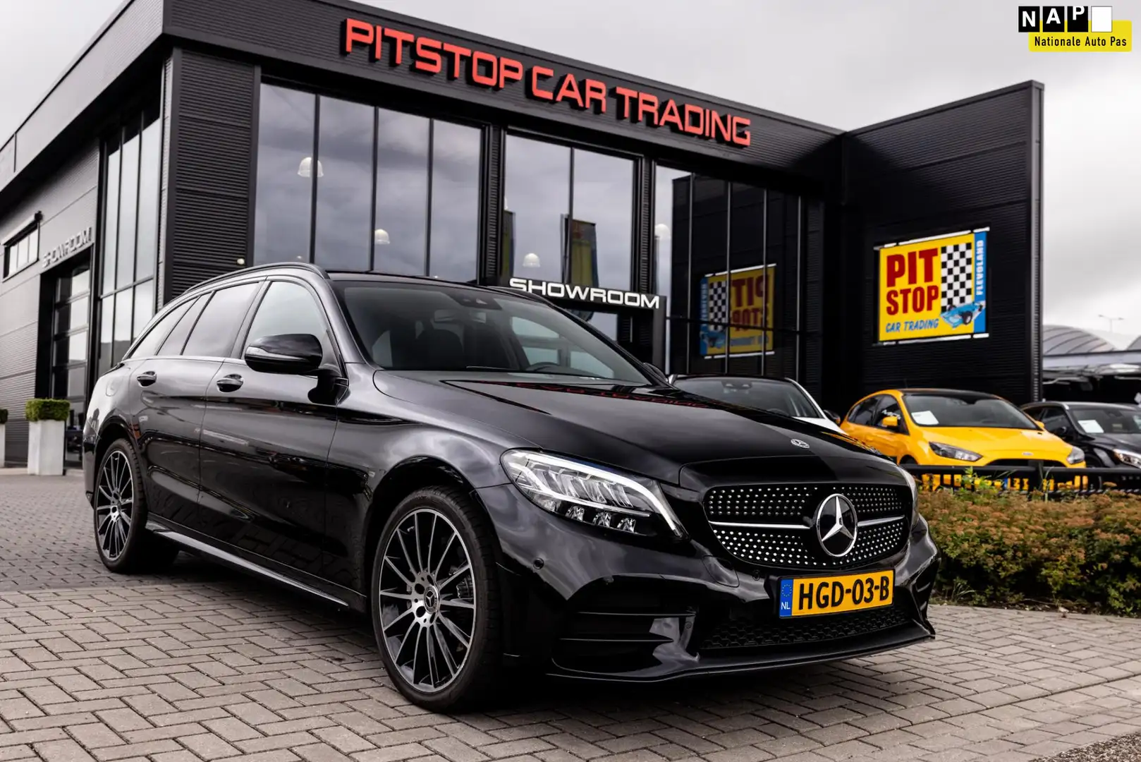 Mercedes-Benz C 200 Estate AMG, 184 PK, Facelift, Virtual Cockpit, 19 Noir - 1