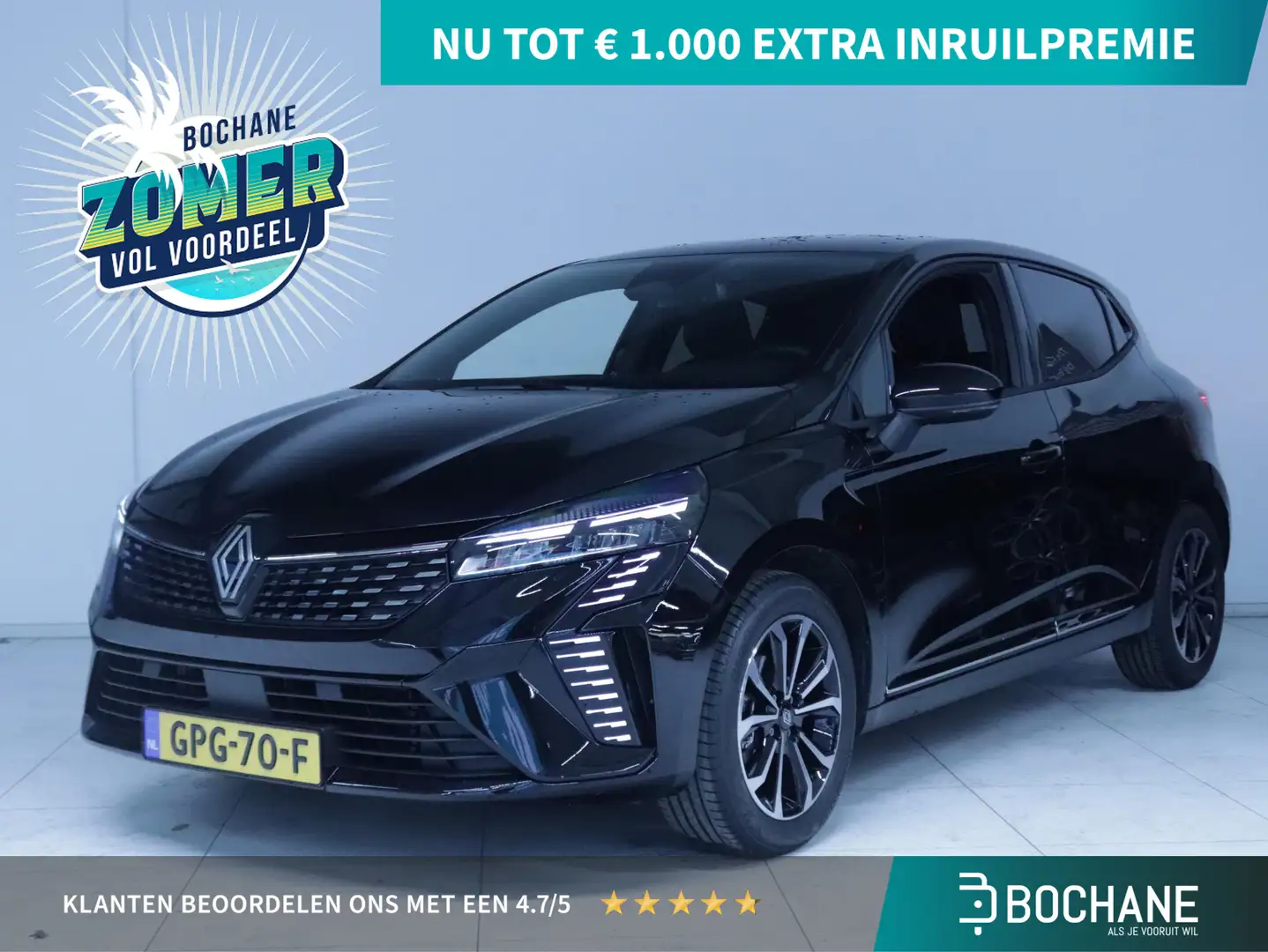 Renault Clio 1.0 TCe 100 GPF Bi-Fuel Techno | Navigatie | Clima Zwart - 1