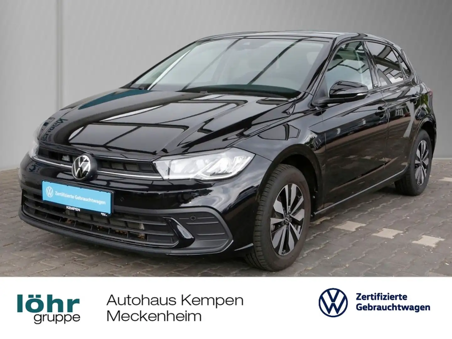 Volkswagen Polo VI 1.0 TSI DSG Move AHK Navi+VC ACC RFK+PDC LED... Schwarz - 1