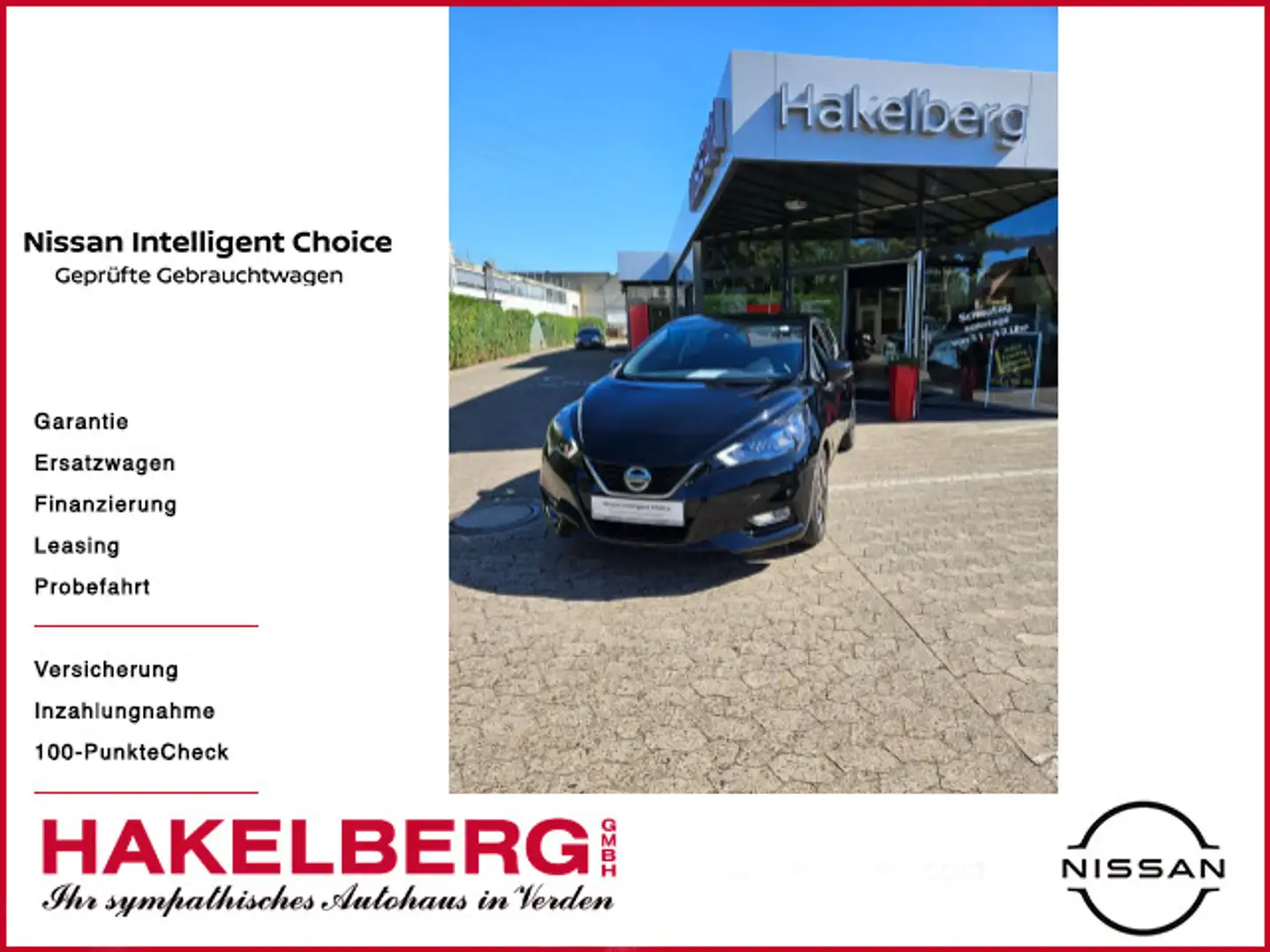 Nissan Micra 1.0 IG-T N-Way  Automatik, Navigation Zwart - 1