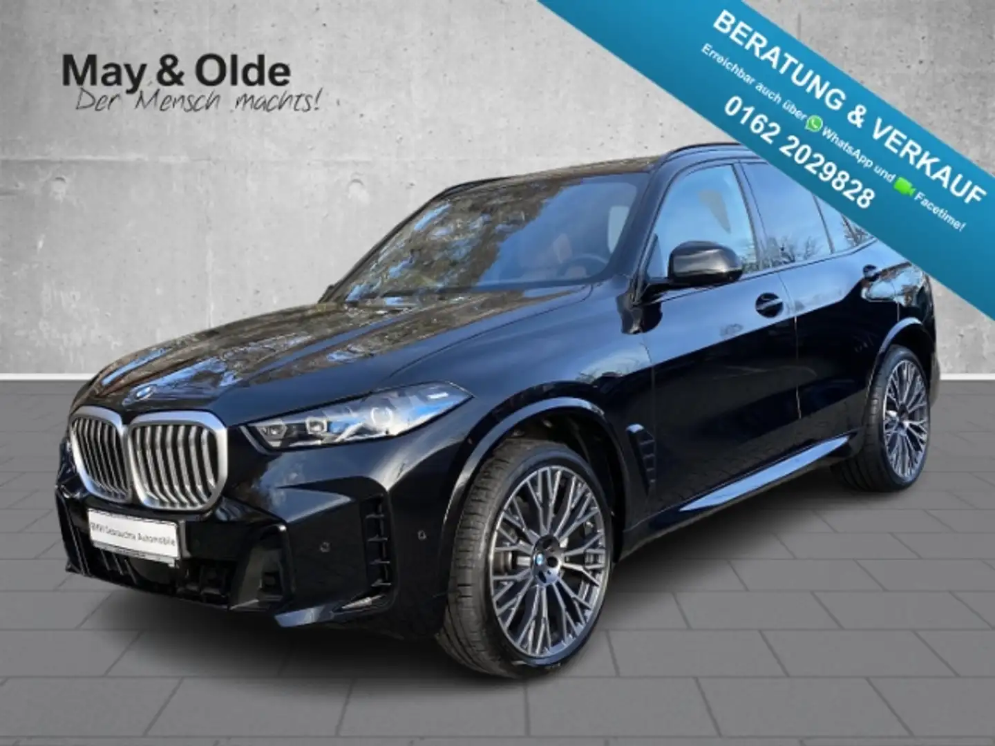 BMW X5 XDRIVE30D M Sport HUD StandHZG AHK Pano Navi Leder Schwarz - 1