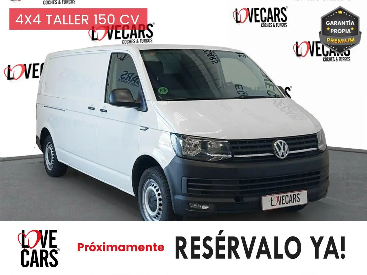 Volkswagen Transporter 2.0 TDI 4 MOTION FURGÓN TALLER 6 VEL Blanc - 1