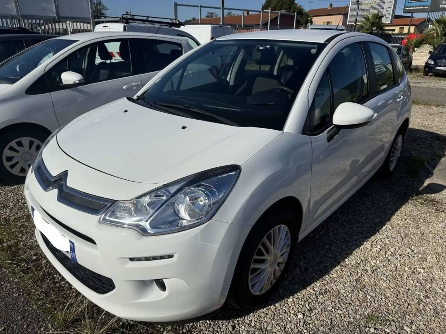 Citroen C3 II BlueHDi 75 Confort Blanc - 1