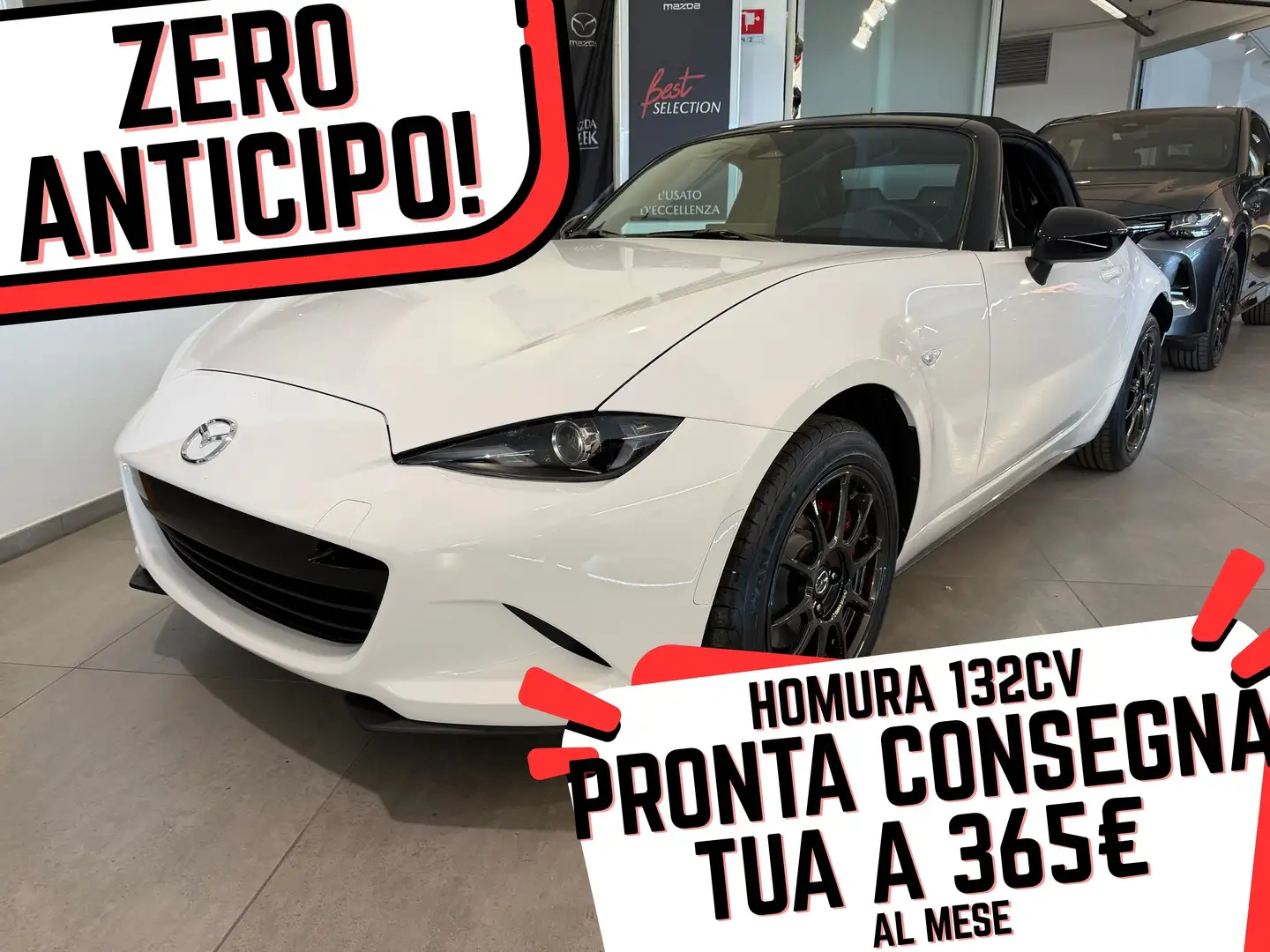 Mazda MX-5 HOMURA PRONTA CONSEGNA 0 ANTICIPO 365€ MESE White - 1