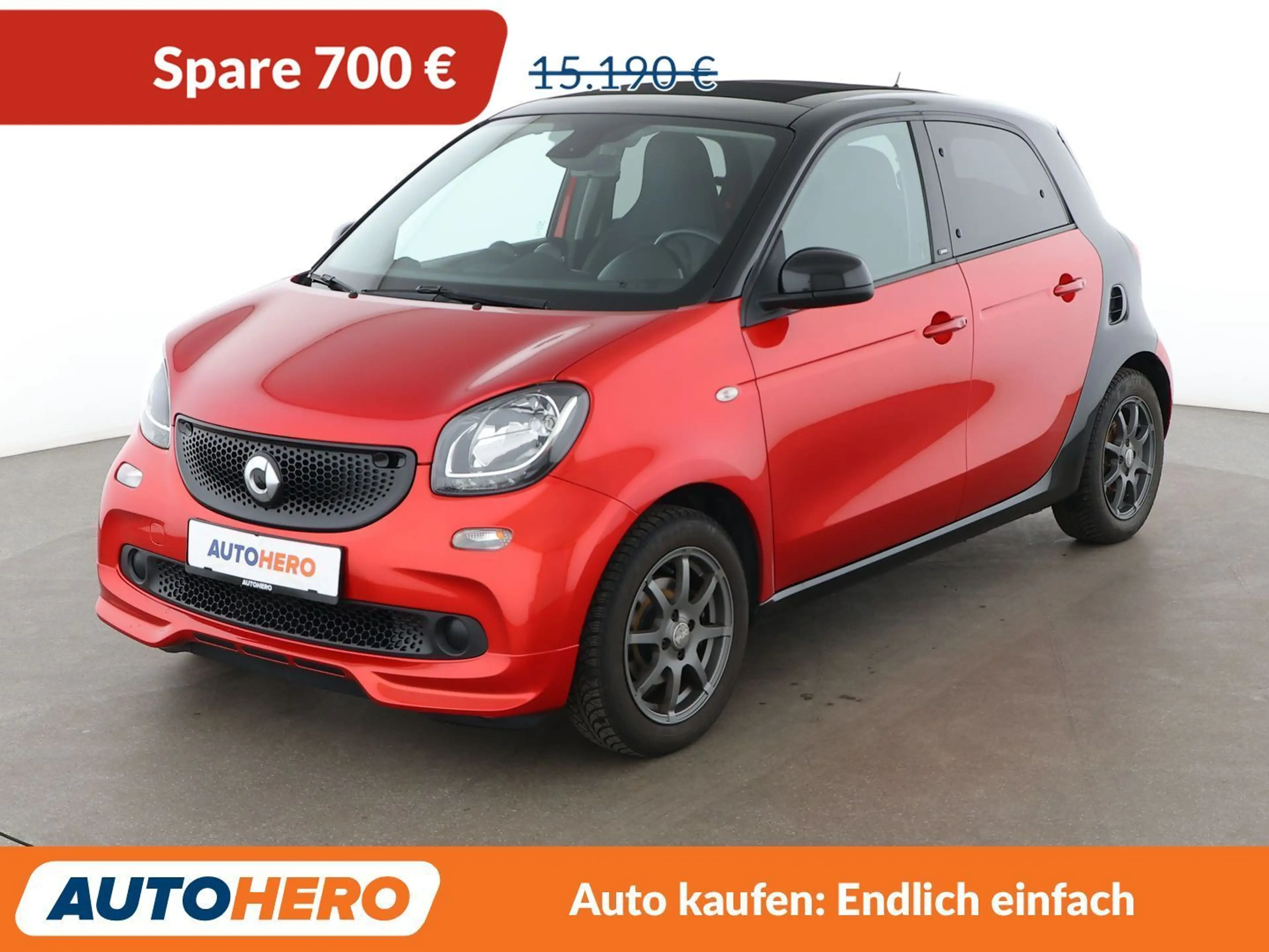 smart forFour 0.9 Turbo Prime Aut.*TEMPO*SHZ*ALU*KLIMA*