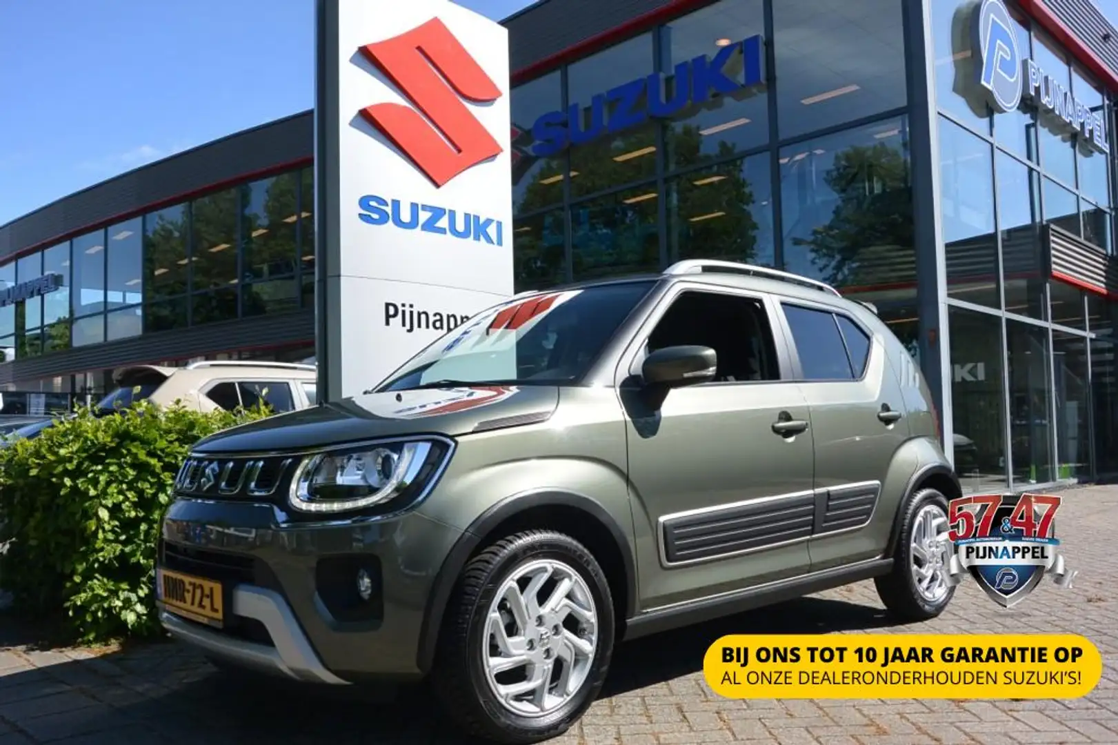 Suzuki Ignis 1.2 Style Smart Hybrid Airco(cc)/Cruise/vele extra Verde - 1