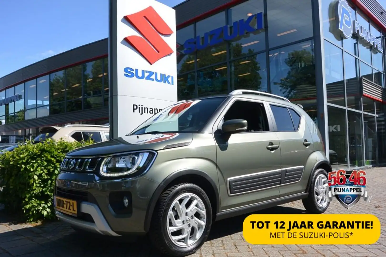 Suzuki Ignis 1.2 Style Smart Hybrid Airco(cc)/Cruise/vele extra Groen - 1