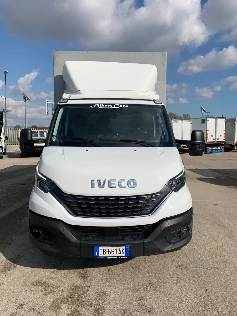 Iveco daily 35c18 cassone e centina - cambio automatico Bianco - 1
