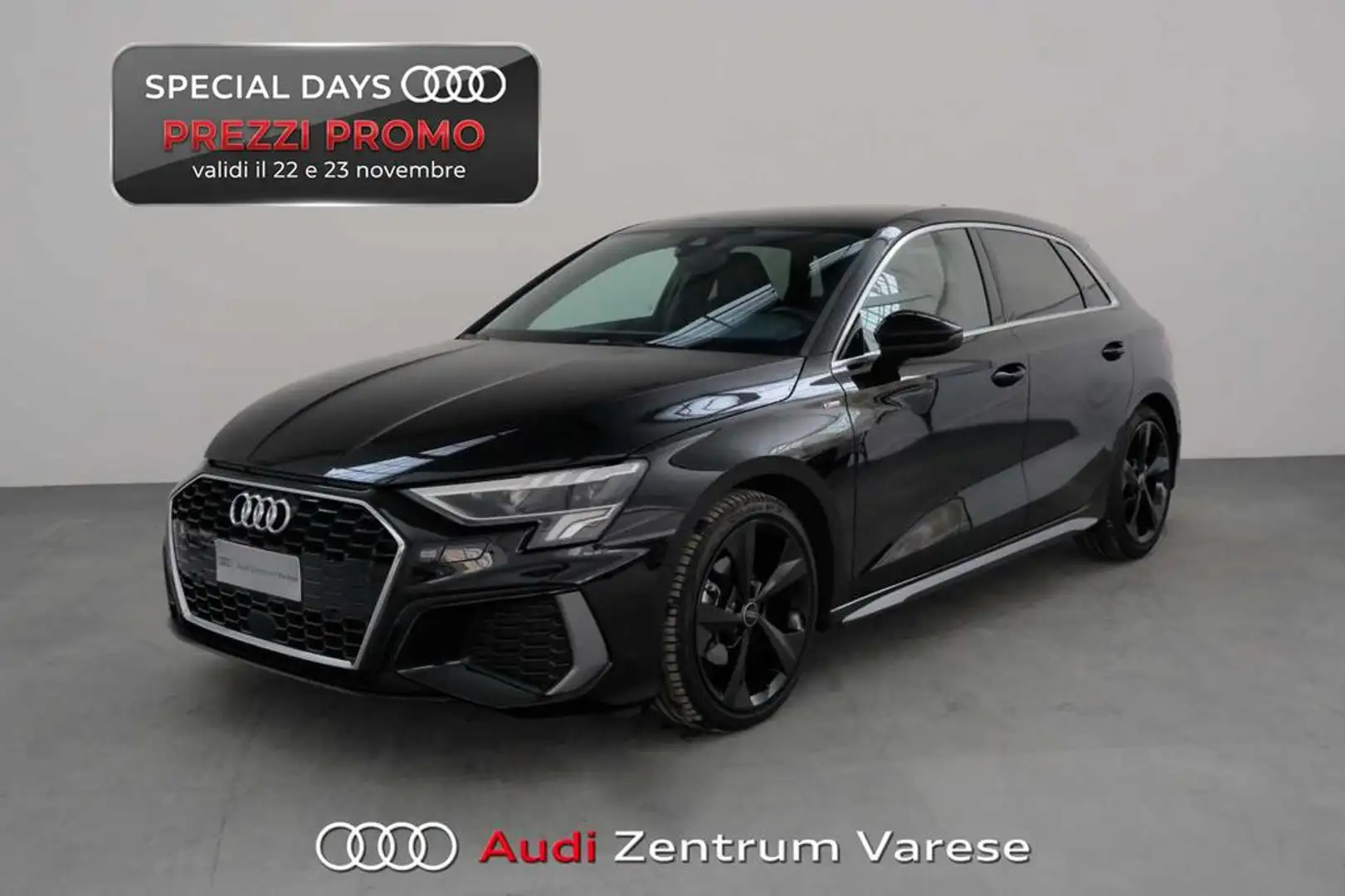 Audi A3 Sportback 35 2.0 tdi S line Edition s-tronic Noir - 1