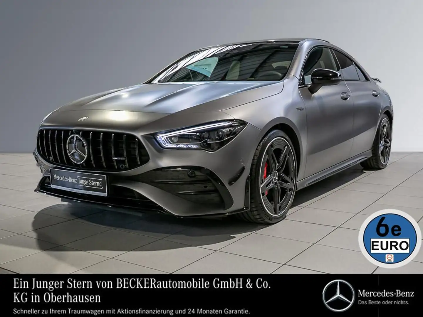 Mercedes-Benz CLA 35 AMG 4M AERODYNAMIK PLUS PANORAMA NIGHT II Gris - 1