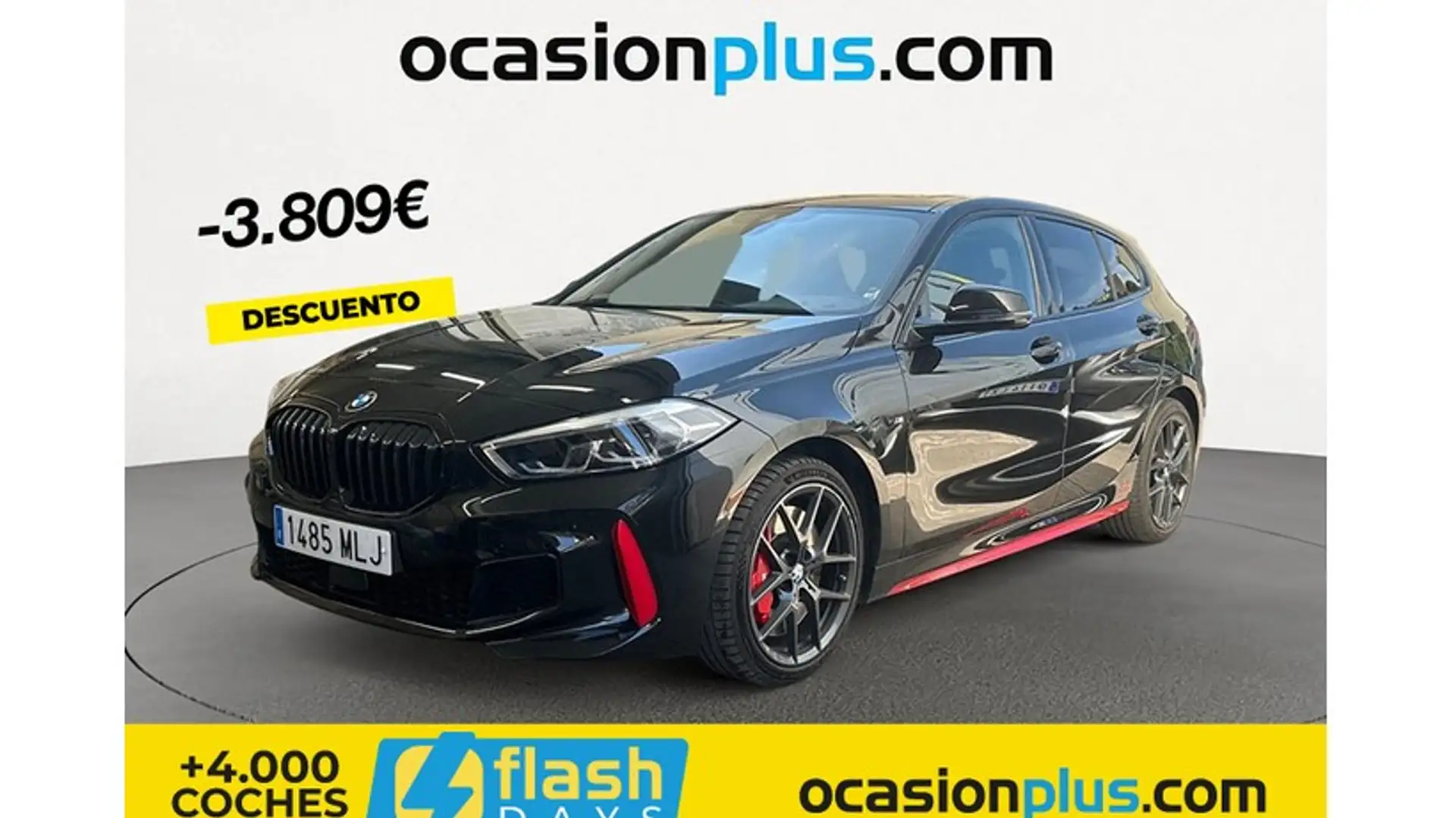 BMW 128 128tiA Negro - 1