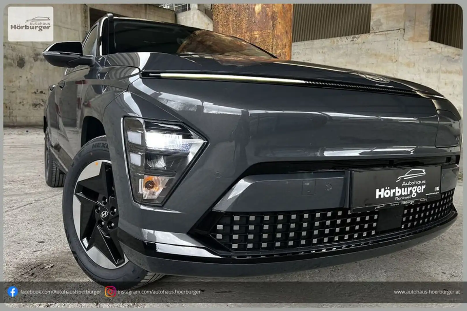 Hyundai KONA Smart Line Elektro 2WD I Tageszulassung Grijs - 1
