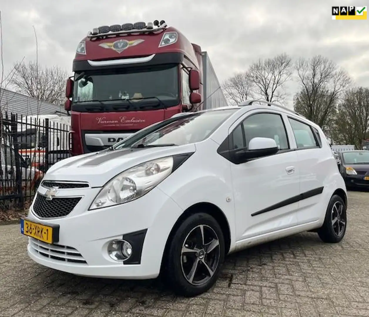Chevrolet Spark 1.0 16V LT+ Bi-Fuel/Airco/NAP Wit - 1