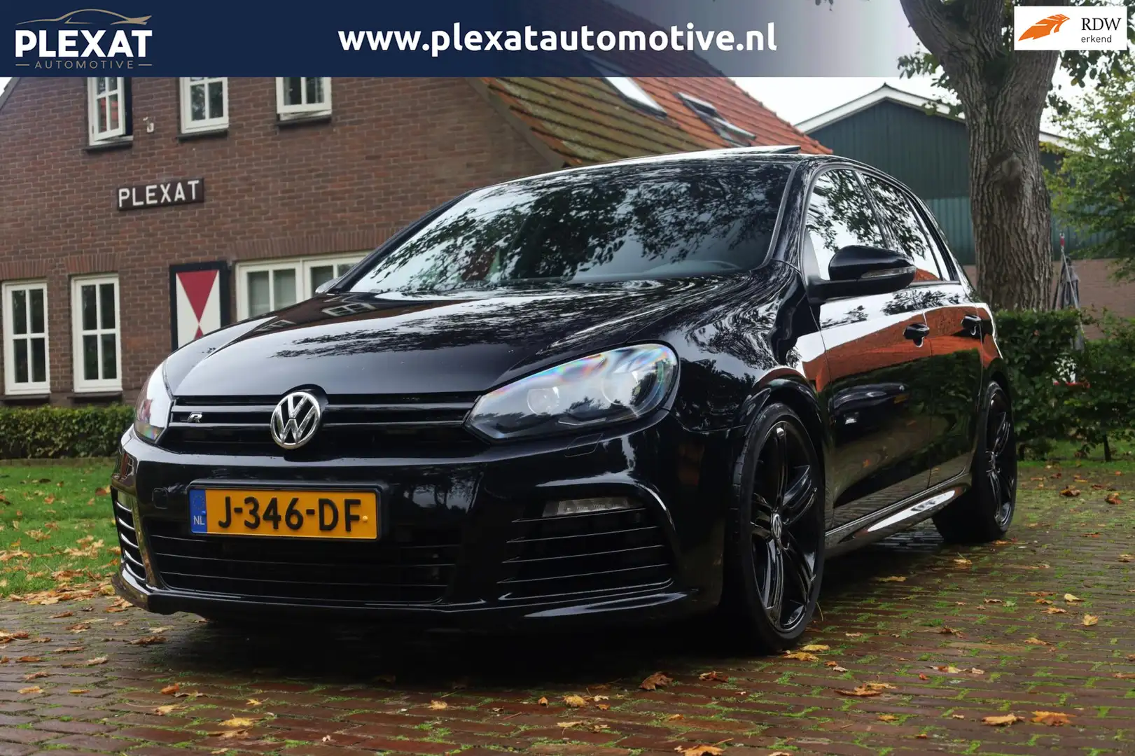 Volkswagen Golf 2.0 R 4-Motion Aut. | 271PK | Panorama | Miltek ui Zwart - 1