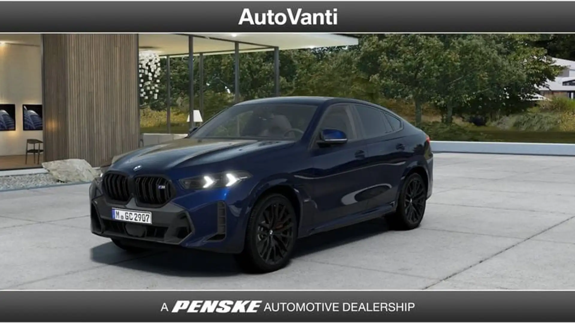 BMW X6 M60i 48V Bleu - 1