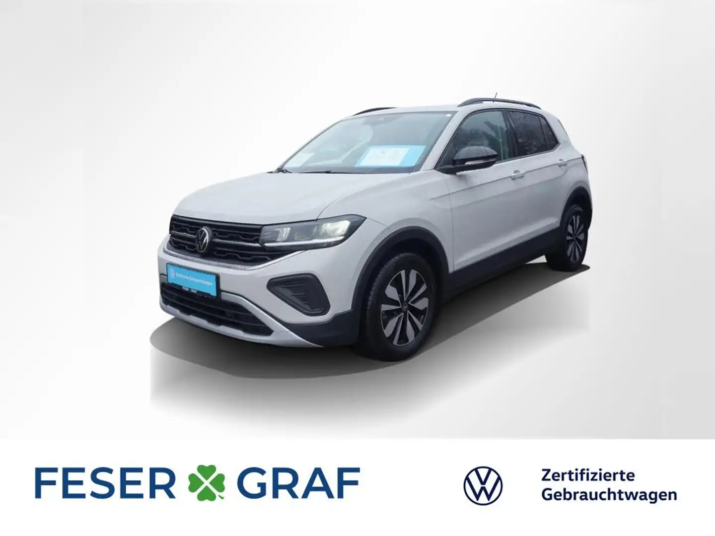 Volkswagen T-Cross 1.0 TSI Goal DSG AHK App-connect LED RüKa Grau - 1