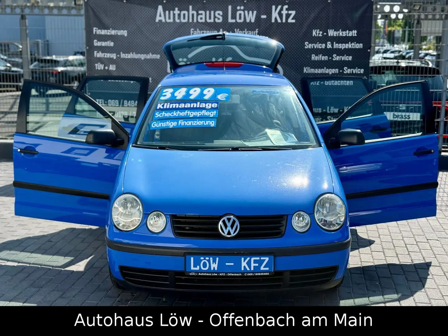 Volkswagen Polo IV TÜV 04.2027 ALLWETTERREIFEN SCHECKHEFT Niebieski - 1