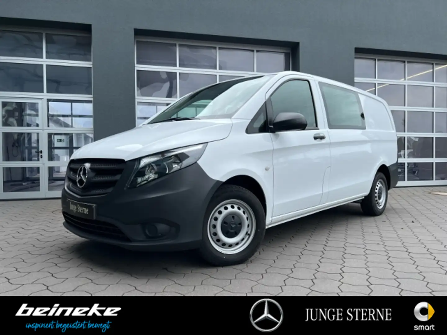 Mercedes-Benz Vito Vito 114 CDI Mixto L Klima+Audio30+6Sitze+Trennw Weiß - 2