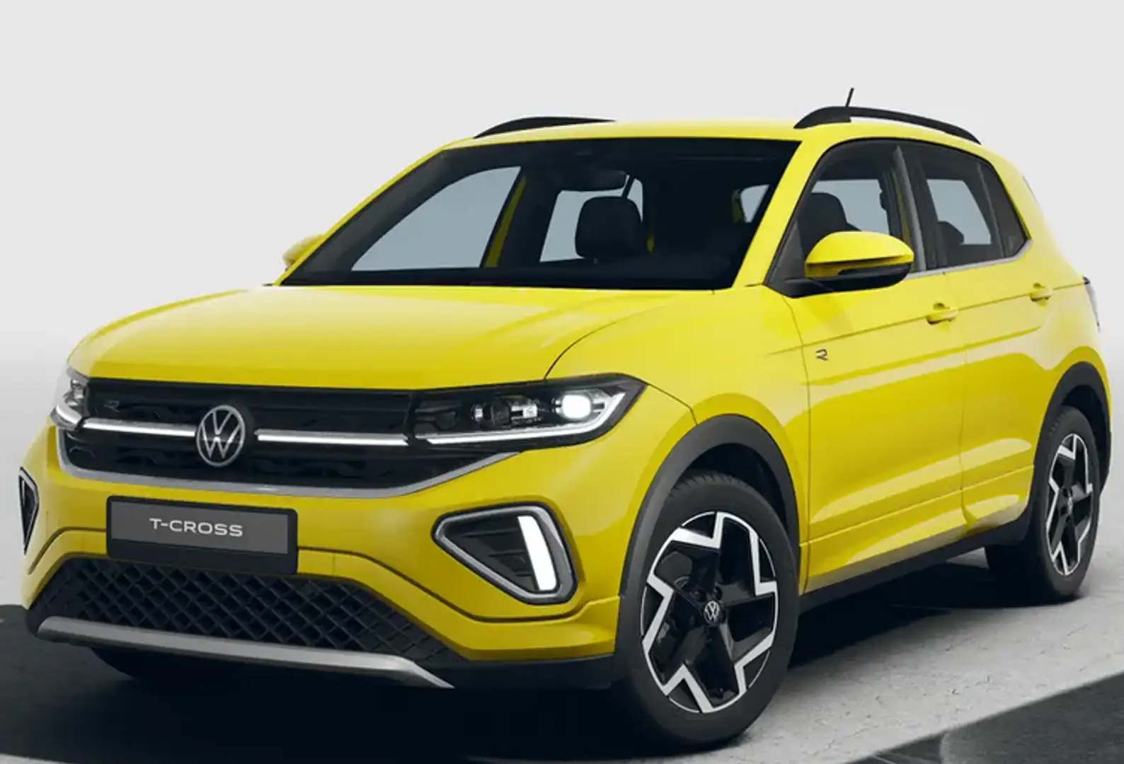 Volkswagen T-Cross R-Line Bestellfahrzeug 1.0 DSG TSI neues Modell be Gelb - 1
