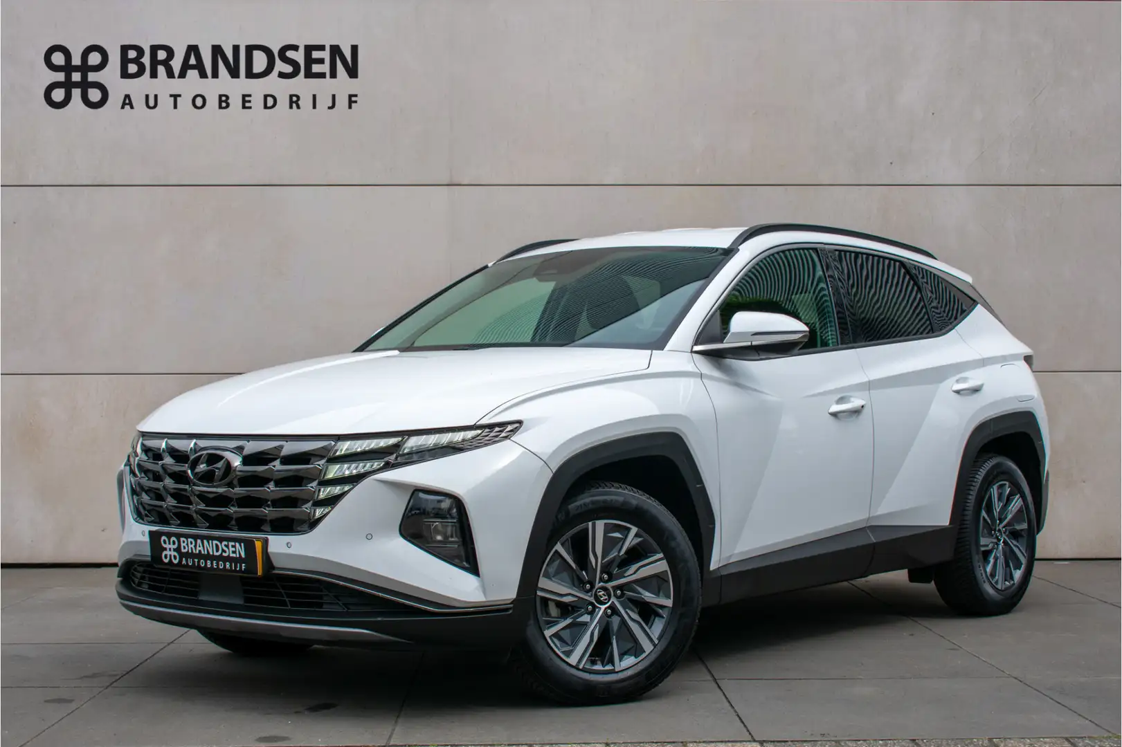 Hyundai TUCSON 1.6 T-GDI HEV Comfort ACC-Dab-Trekhaak-Keyless-Nav Wit - 1