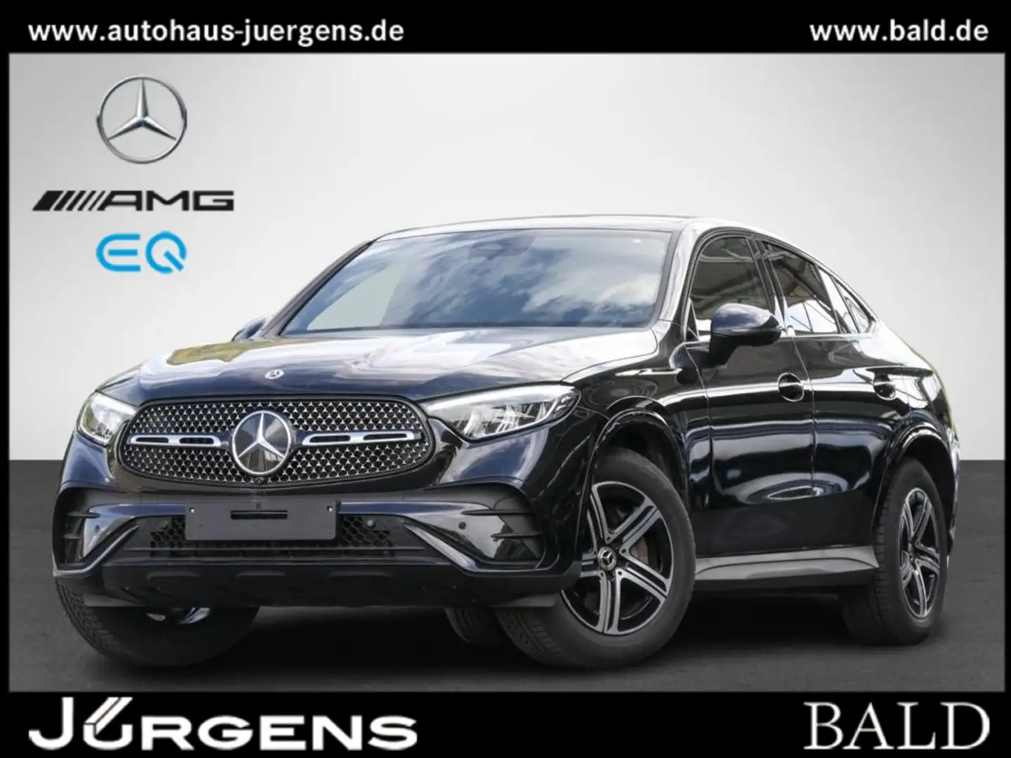 Mercedes-Benz GLC 200 4M Coupé AMG-Sport/Pano/AHK/360/Navi Noir - 1