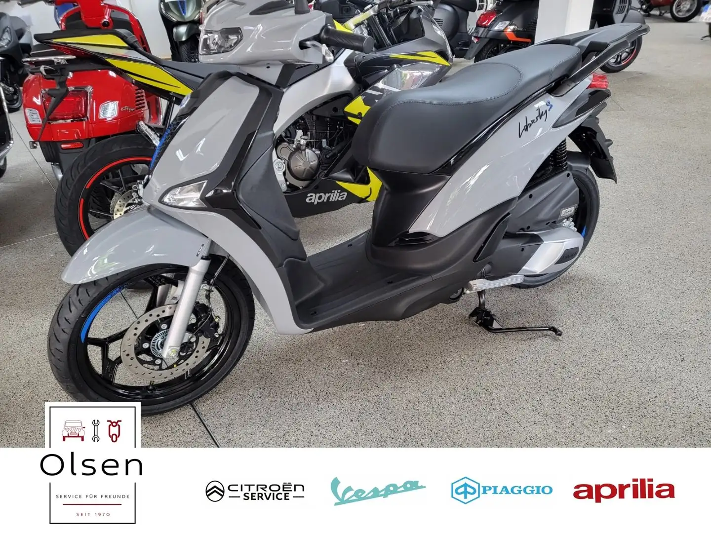Piaggio Liberty 125 IGET E5+ white Szürke - 1