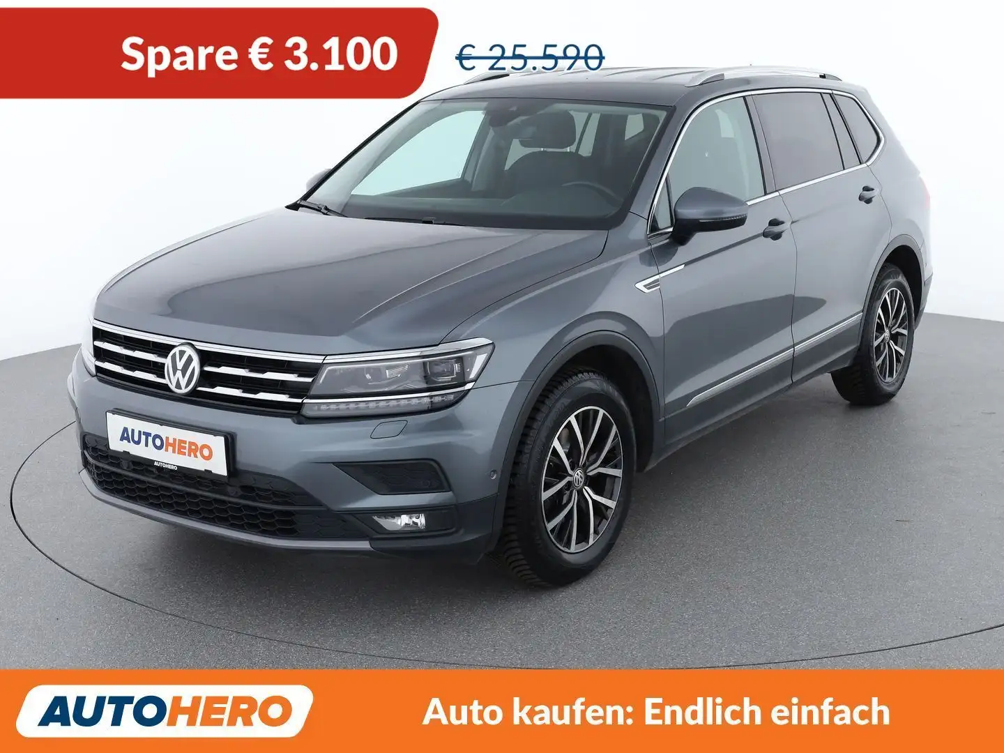 Volkswagen Tiguan Allspace 1.4 TSI ACT Advance Aut. *LED*ACC*SPUR*AHK*CAM* Grau - 1