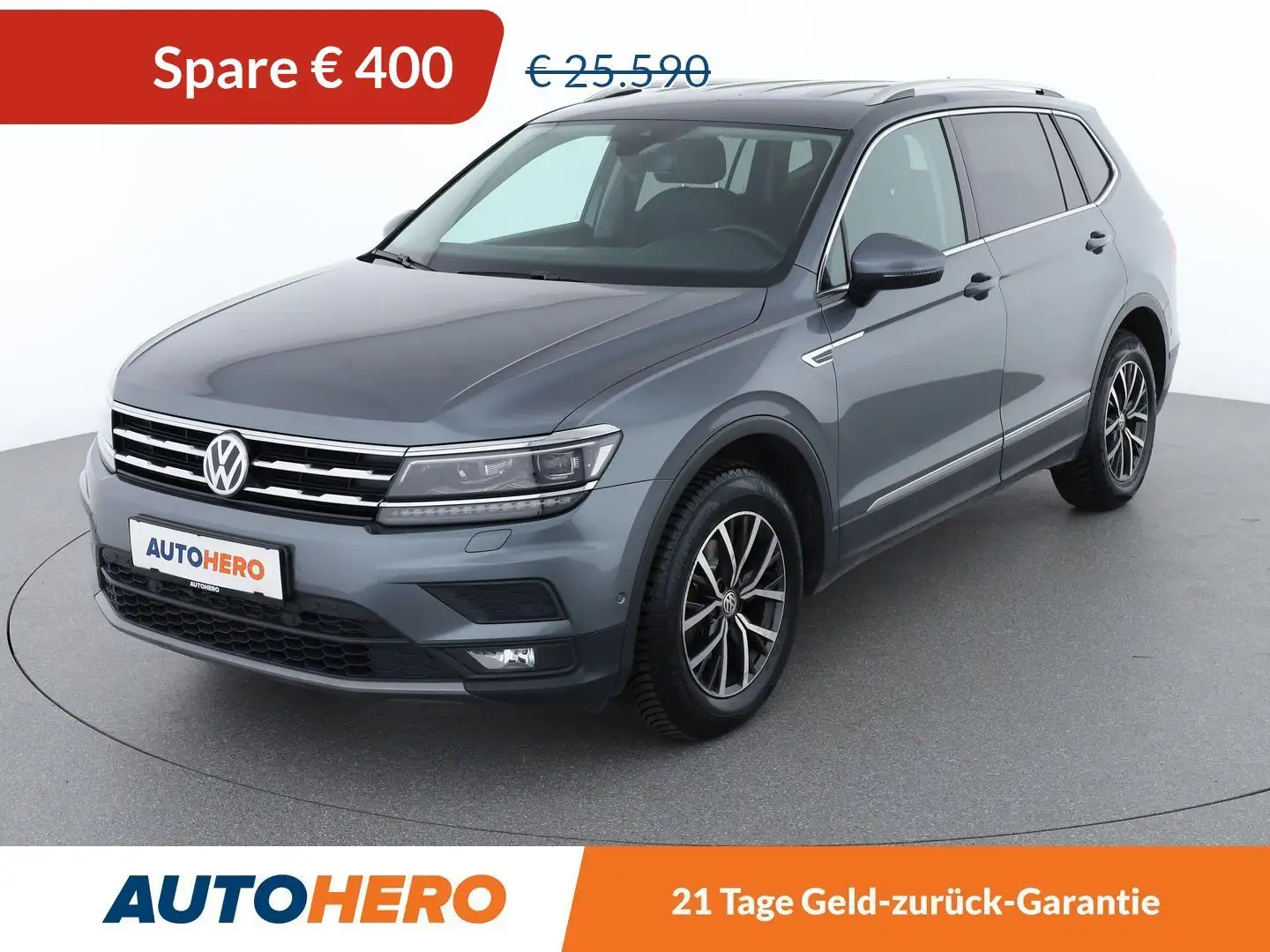 Volkswagen Tiguan Allspace 1.4 TSI ACT Advance Aut. *LED*ACC*SPUR*AHK*CAM* Grau - 1