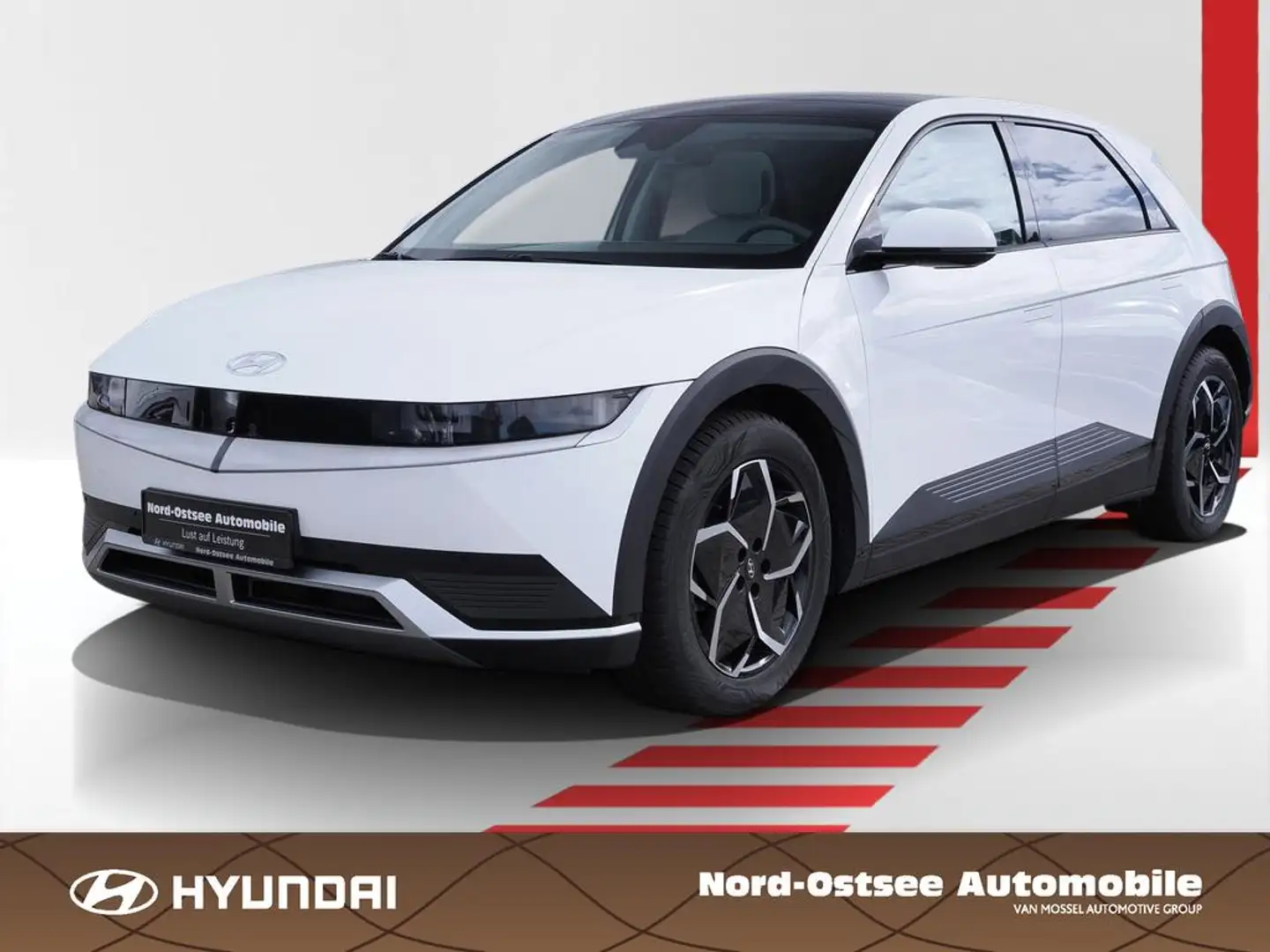 Hyundai IONIQ 5 Techniq  4WD PANO NAVI KAMERA LED SHZ Blanc - 1