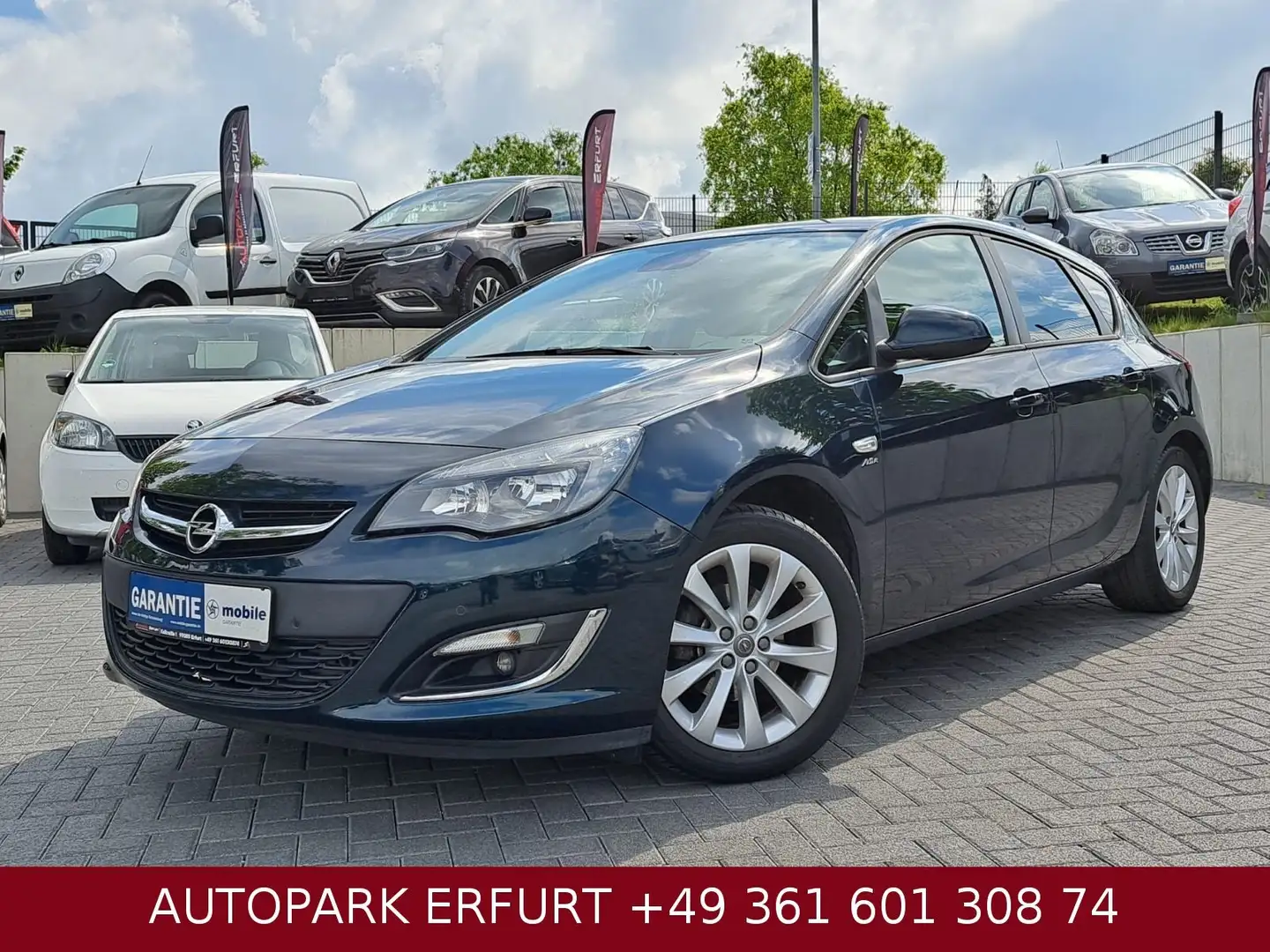 Opel Astra J Active*Klima*Temp*Navi*Phone*StzH*PDC Zelená - 1