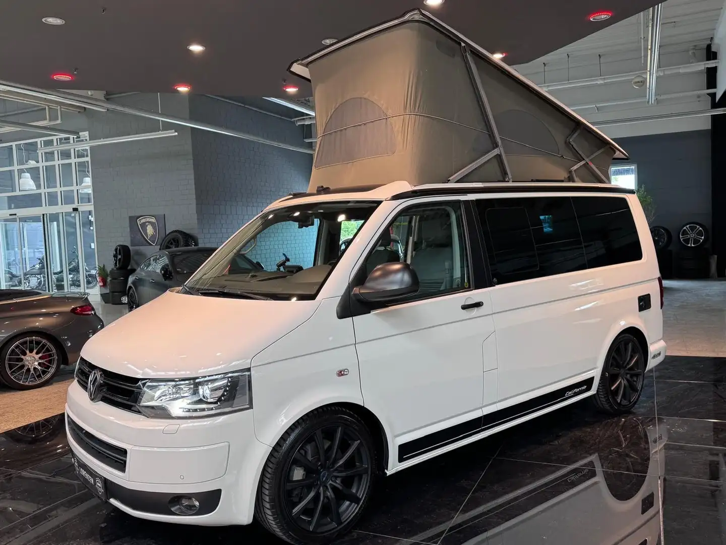 Volkswagen T5 California 4M Comfort Aufstelldach DSG LED TV Blanco - 2
