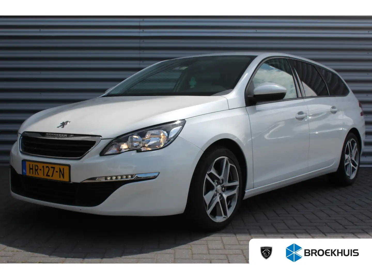 Peugeot 308 SW 1.6 BLUEHDI 120PK BLUE LEASE PACK / NAVI / LEDE Weiß - 1