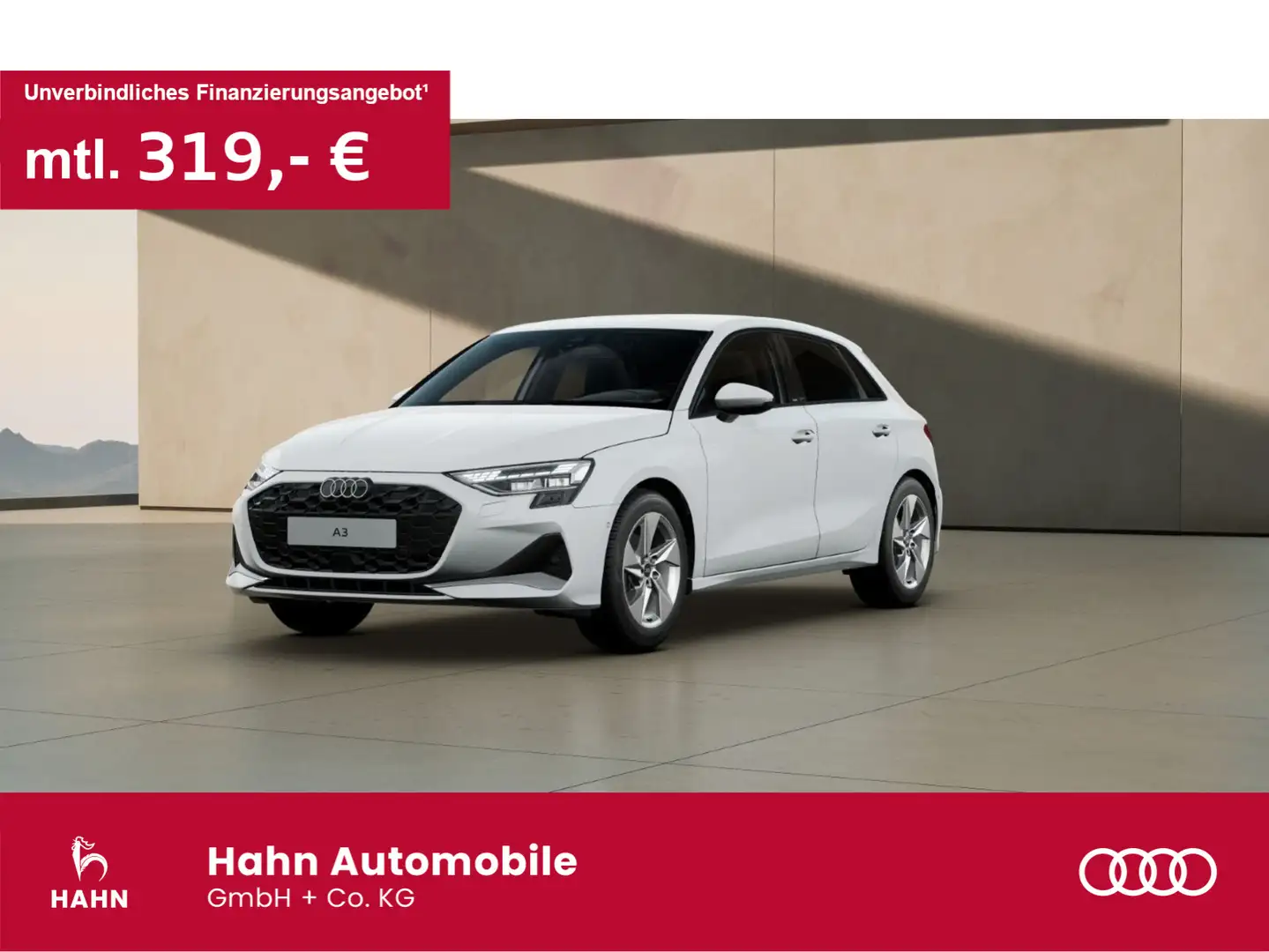 Audi A3 30TFSI advanced LED ACC CAM Sitzhzg Weiß - 1