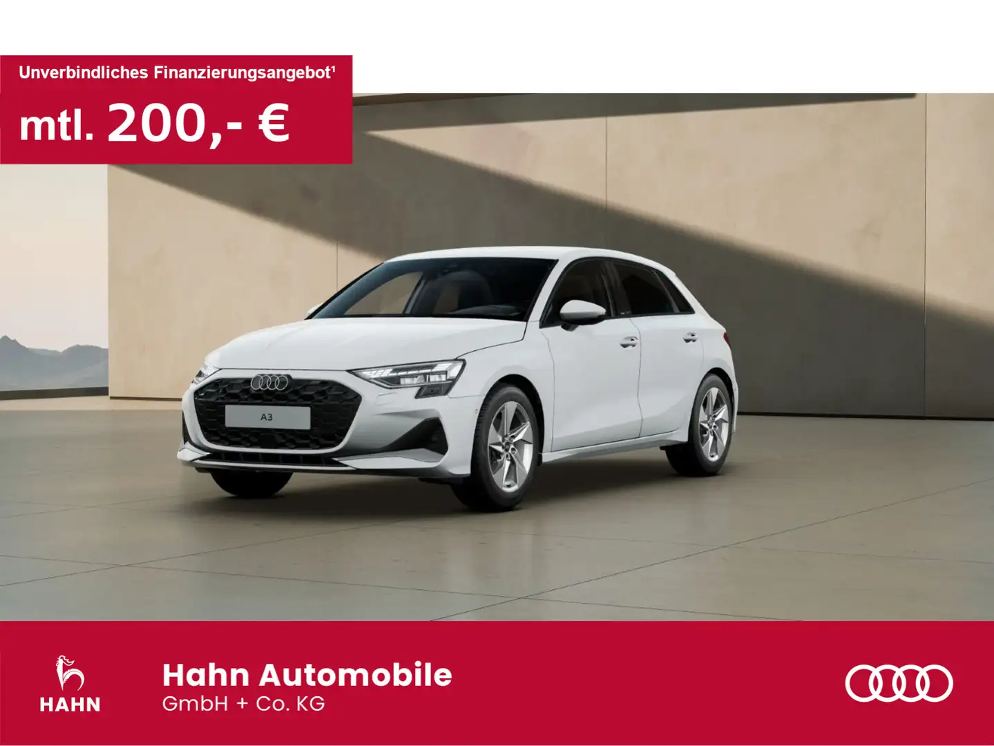 Audi A3 30TFSI advanced LED ACC CAM Sitzhzg Weiß - 1