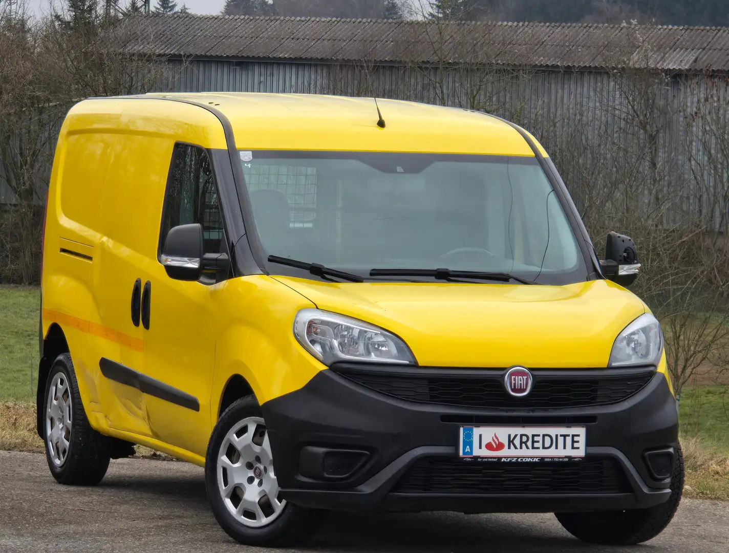 Fiat Doblo Basis Maxi Kasten Top* Kredit*1. Besitzer*Wenig KM Gelb - 2