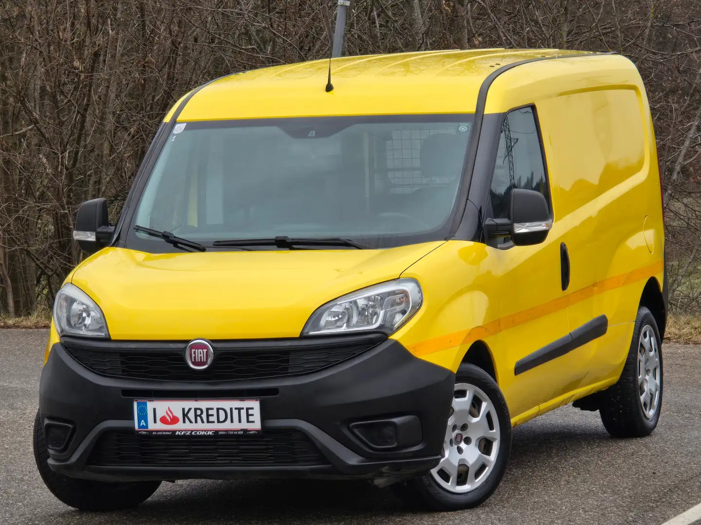 Fiat Doblo Basis Maxi Kasten Top* Kredit*1. Besitzer*Wenig KM Gelb - 1