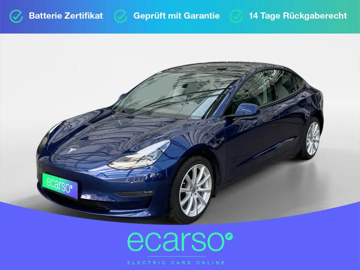 Tesla Model 3 Long Range Dual AWD Blau - 1