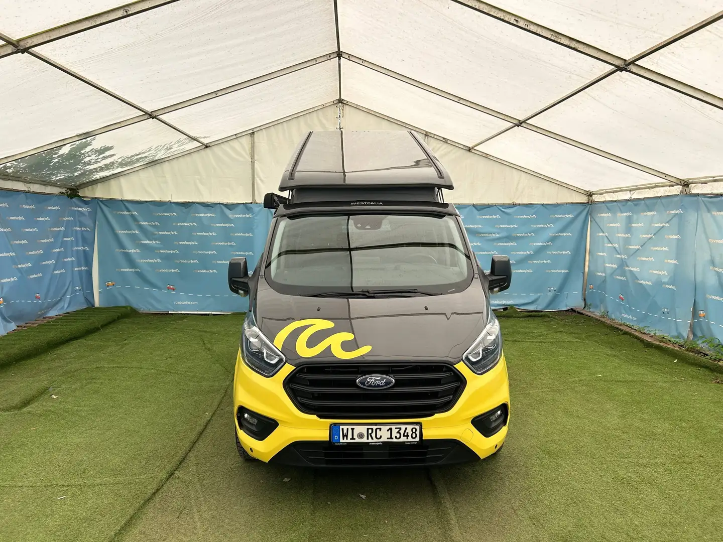 Ford Transit Custom Nugget Markise, Aufst.D, Heckküche, Grijs - 2