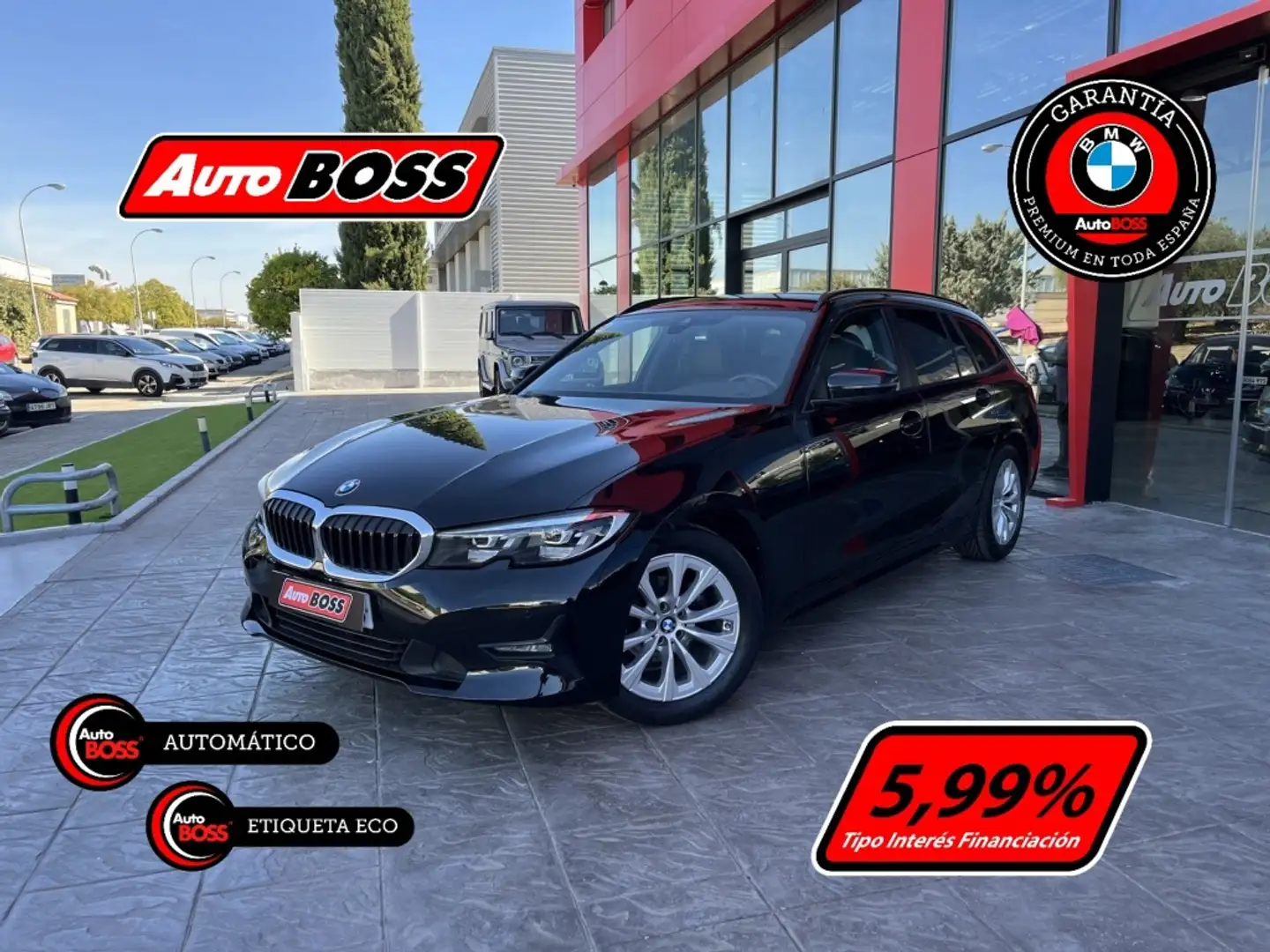 BMW BMW Serie 3 Familiar Automático de 5 Puertas Negro - 1