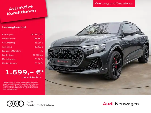 Audi RS Q8 SUV performance LASER PANO STANDHZ AHK